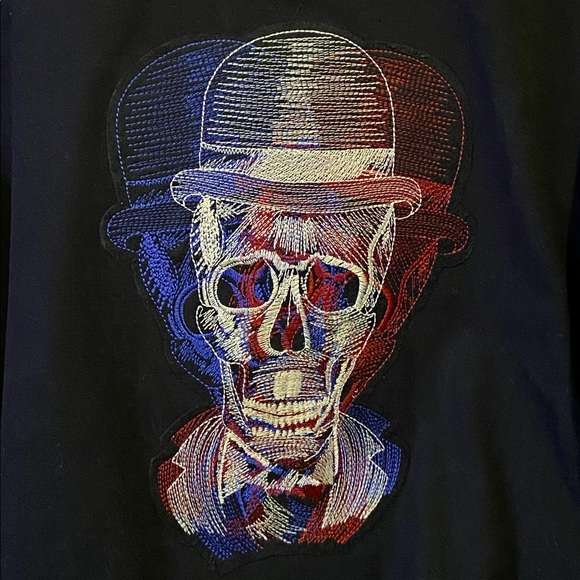 Levi's Motor Head Black Biker Jacket XL military style - Picture 7 of 9